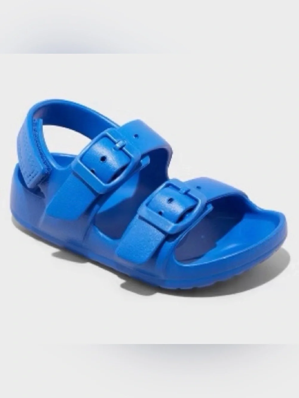Cat & Jack Bright Blue Dual-Buckle Kids Sandal
